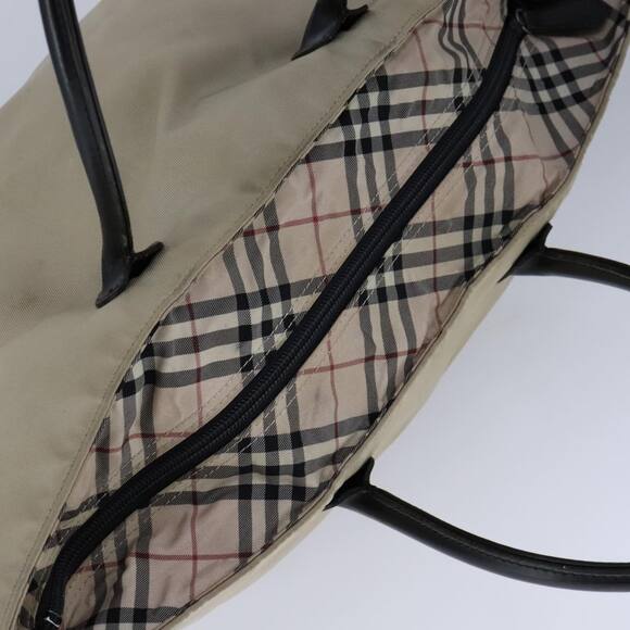 Burberry Blue Label Hand Bag Nylon Beige - Picture 6 of 16